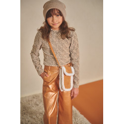 NoNo Koss AOP Rib Jersey Tshirt Pearled Ivory