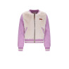 NoNo Doris Stepped Jacket with Fur Lupine Lilac