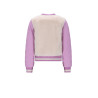 NoNo Doris Stepped Jacket with Fur Lupine Lilac