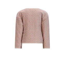 NoNo Dimo AOP Rib Velvet Jacket Pacific Green