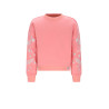 NoNo Konono Furry Sweat with Sleeveprint Lovely Lychee Pink