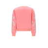 NoNo Konono Furry Sweat with Sleeveprint Lovely Lychee Pink