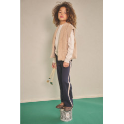 NoNo Kila Gilet Solid Fur Sand Blush