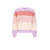 NoNo Kendra Fluffy Striped Sweater Lupine Lilac