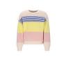 NoNo Kendra Fluffy Striped Sweater Pearled Ivory