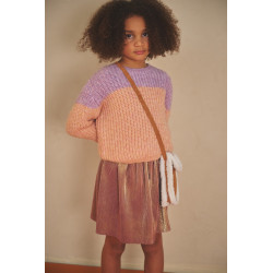 NoNo Nele Metallic Plissee Skirt Lupine Lilac