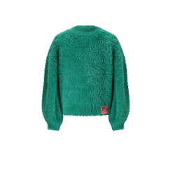 NoNo Kate Soft Fluffy Knitted Sweater Pacific Green