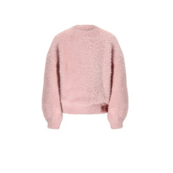 NoNo Kate Soft Fluffy Knitted Sweater Vintage Rose
