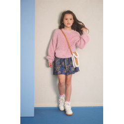 NoNo Kate Soft Fluffy Knitted Sweater Vintage Rose