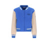 NoNo Darsy Furry Sweat Varsity Jacket Nautical Blue