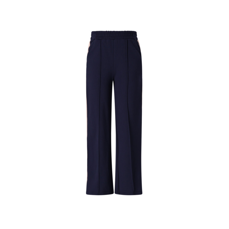 NoNo Sayla Interlock Wide Leg Pants Navy Blazer