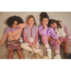 NoNo Kate Soft Fluffy Knitted Sweater Lupine Lilac