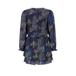 NoNo Miggy Denim Flower Dress Navy Blazer