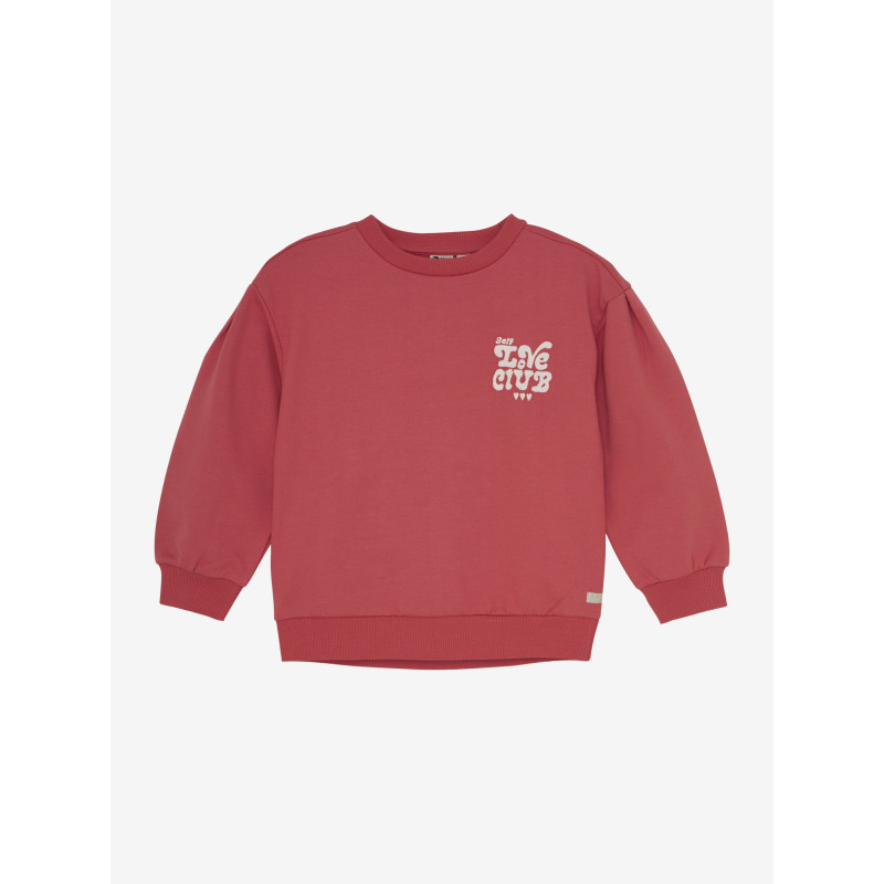 Daily 7 Sweater Brushed Print Baked Apple