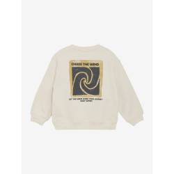 Daily 7 Oversized Sweater Backprint Sandshell