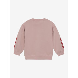 Daily 7 Sweater Heart Embroidery Pale Mauve