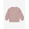 Daily 7 Sweater Heart Embroidery Pale Mauve