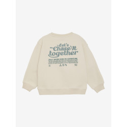Daily 7 Oversized Sweater Backprint Sandshell