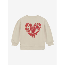 Daily 7 Sweater Brushed Backprint Sandshell