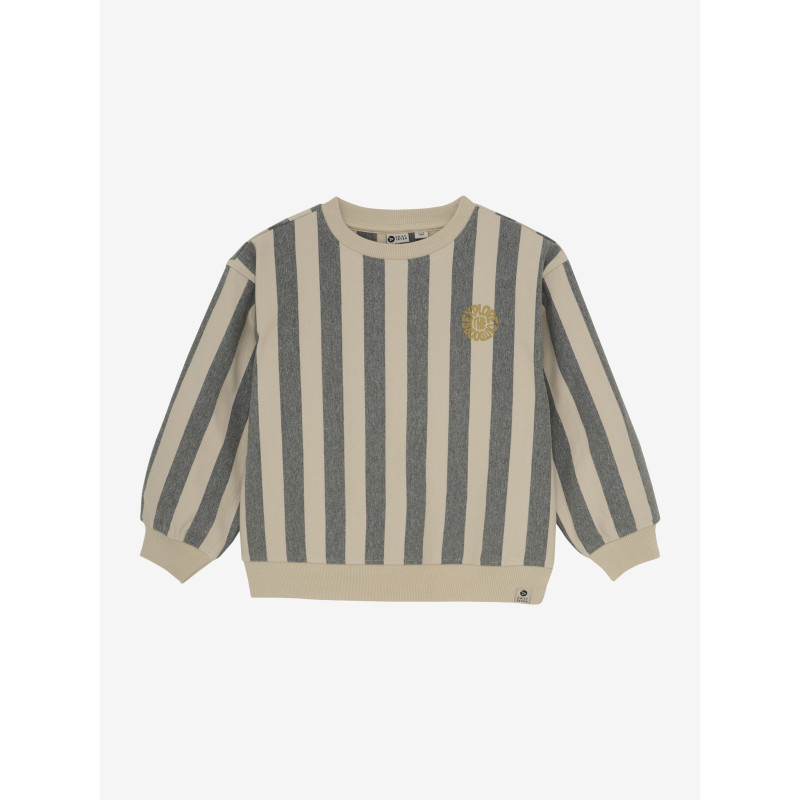 Daily 7 Oversized Sweater Stripe Sandshell
