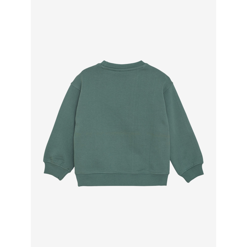 Daily 7 Oversized Sweater Artwork Blue Spruce