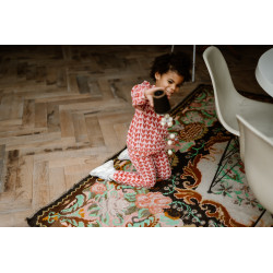 Daily 7 Sweater Heart Print Pale Mauve