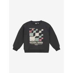 Daily 7 Oversized Sweater Daily Seven Dark Grey Melange