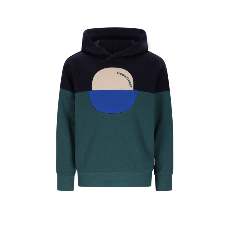 Moodstreet SULVY chest-circle hoodie Navy