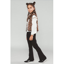 Moodstreet AKIRA ruffles & bows blouse Warm White