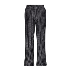 Moodstreet BELLE jacquard trousers Black