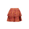B.Nosy Ruth  2-layer printed skirt zigzag texas