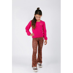 B.Nosy Phoebe  flared pants leopard texas