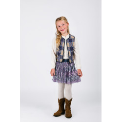 B.Nosy River  sequince mesh skirt Crushed Grape