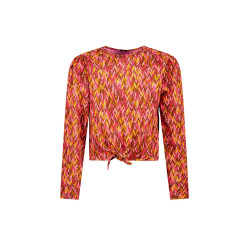 B.Nosy Tori  top with knot zigzag texas