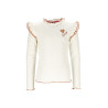 B.Nosy Tonya  top wit ruffles Ecru