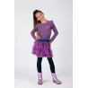 B.Nosy Dora  dress with multi layer mesh skirt Crushed Grape