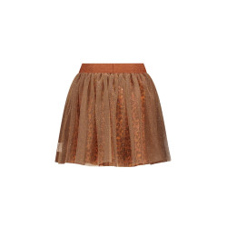 B.Nosy Rory  mesh skirt with printed layer leopard texas
