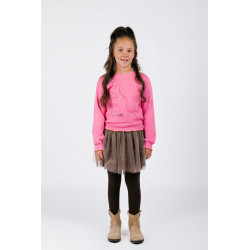 B.Nosy Rory  mesh skirt with printed layer leopard texas