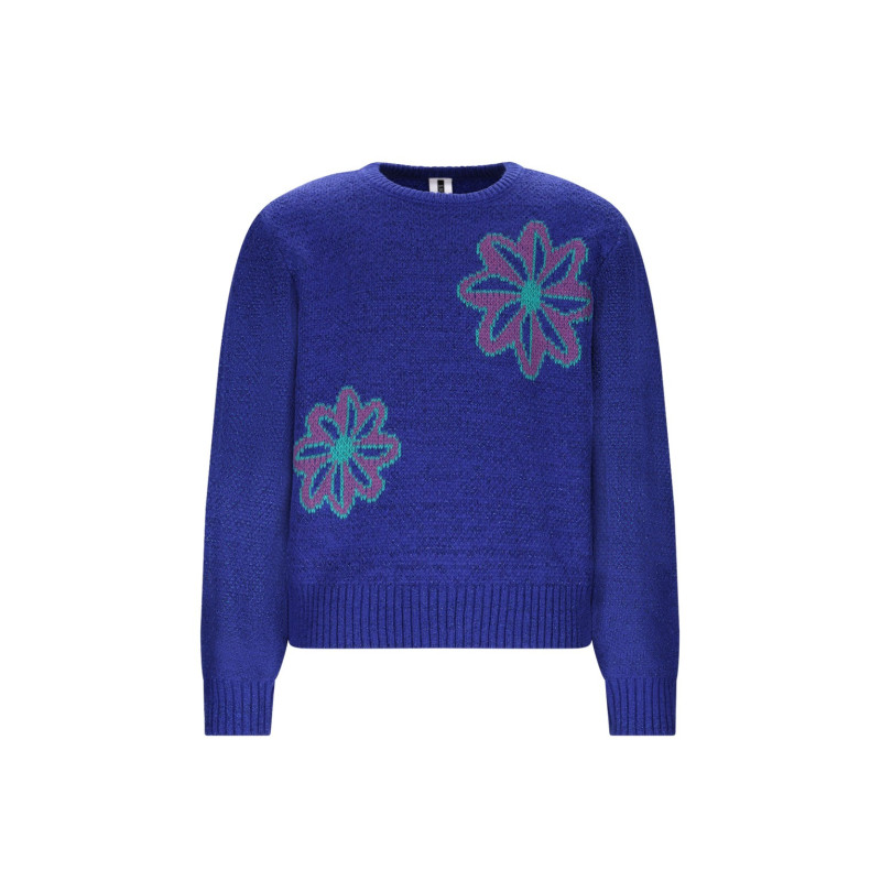 B.Nosy Khloe  knitted jacquard sweater Clematis Blue