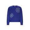 B.Nosy Khloe  knitted jacquard sweater Clematis Blue