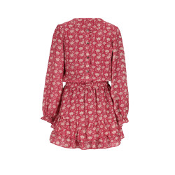 NoNo Miggy Paisly Dress Cerise Pink