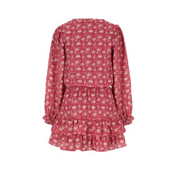 NoNo Miggy Paisly Dress Cerise Pink