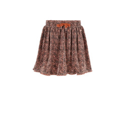 NoNo Nele AOP Leopard Plissee Skirt Taupe