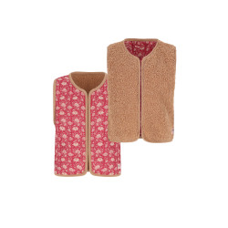 NoNo Katya Reversible Gilet Cerise Pink