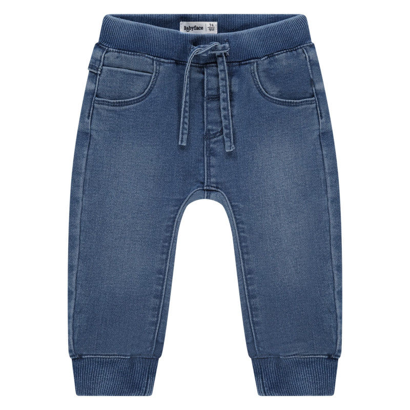 Babyface baby boys jogg denim Mid Blue Denim
