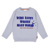 Sturdy Sweater - Waves and Whales Blauw