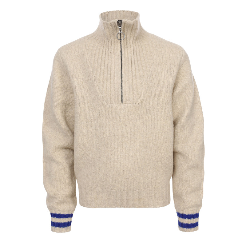 LOOXS 10Sixteen Pullover with zipper sand melee