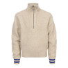 LOOXS 10Sixteen Pullover with zipper sand melee