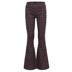 LOOXS 10Sixteen Printed Flare pants Rose Camouflage