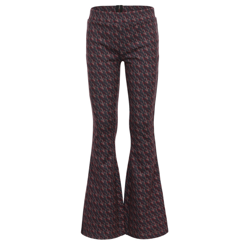 LOOXS 10Sixteen Printed Flare pants Rose Camouflage